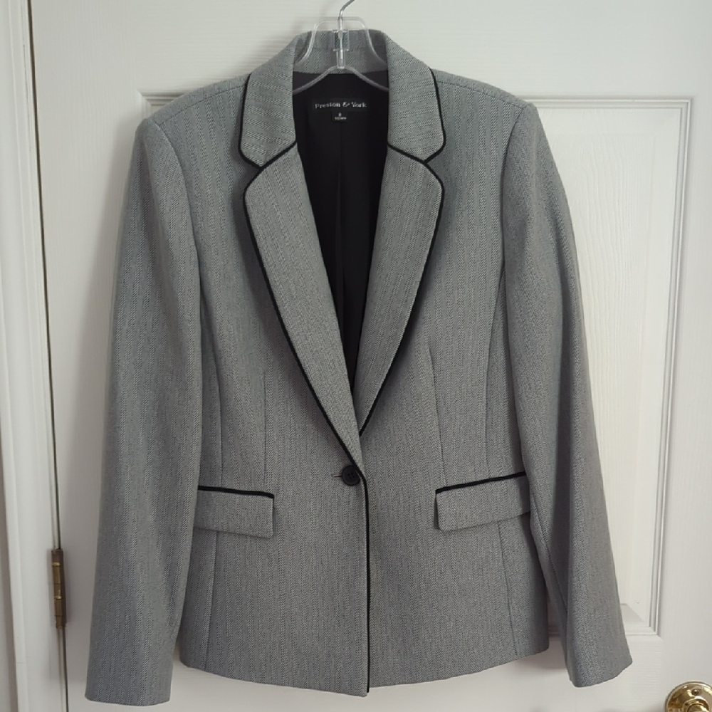 Jones New York Women's Gray Blazer